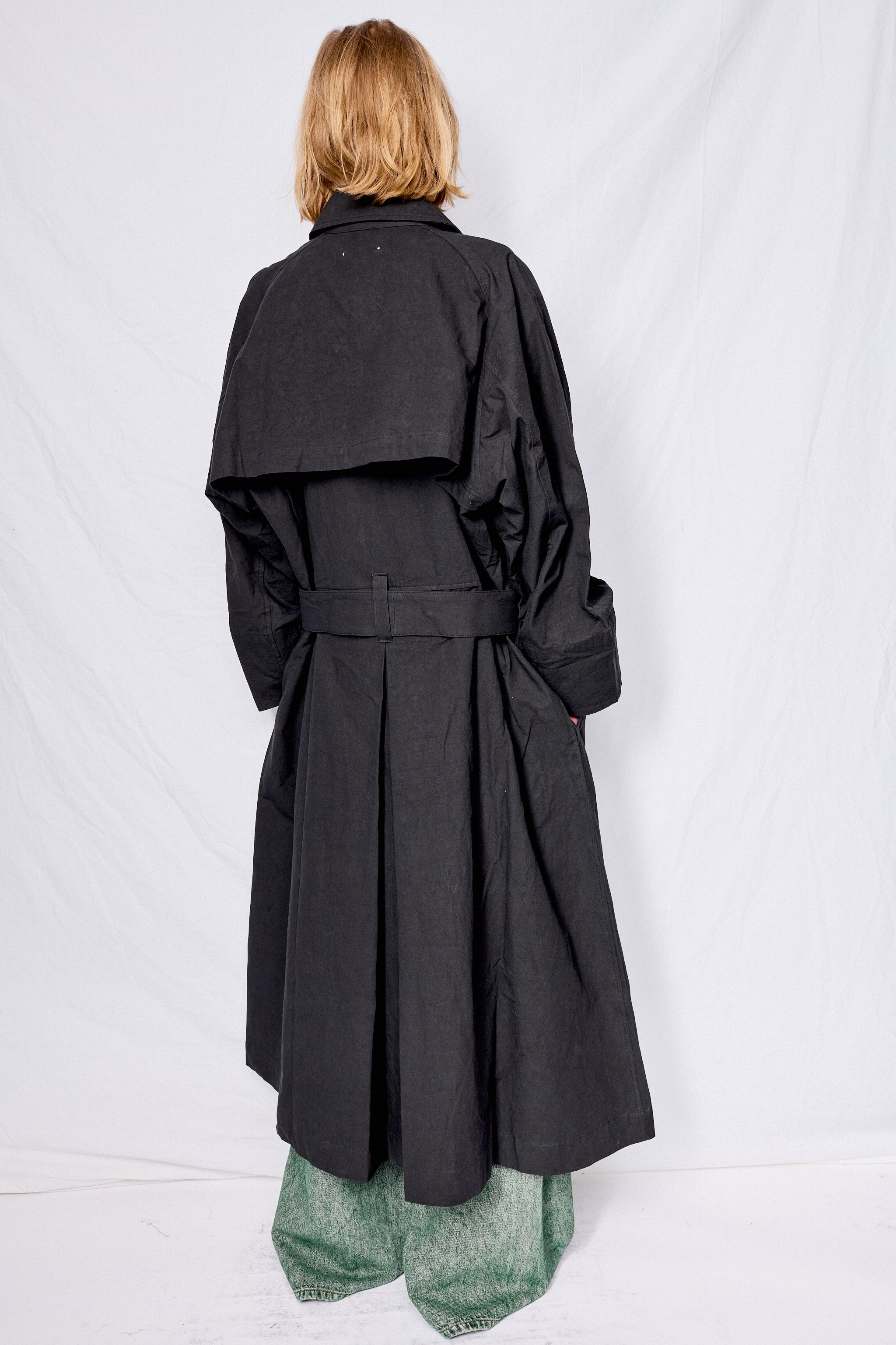 Black Unisex Long Coat