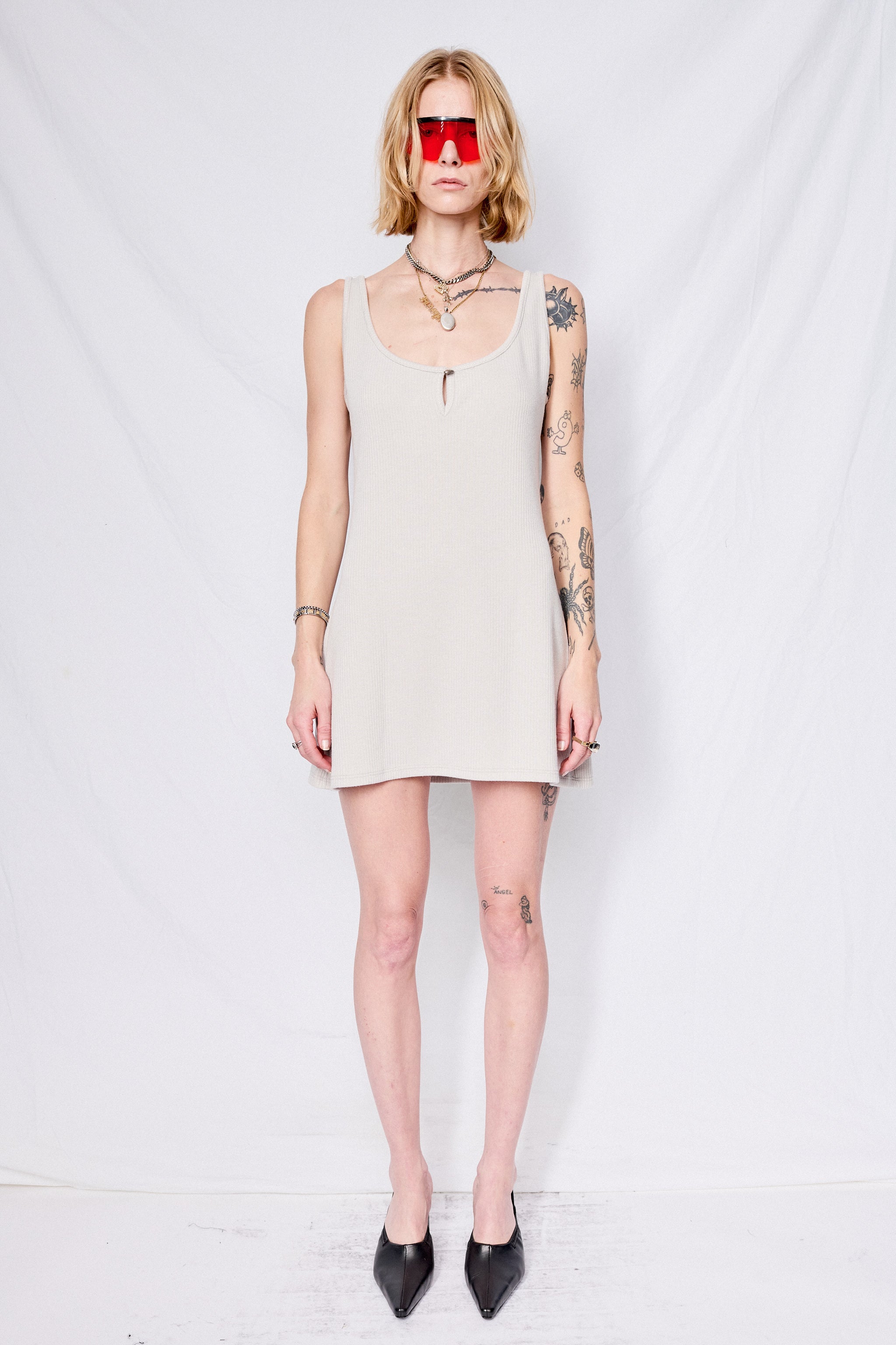 Primer Ribbed Tank Dress