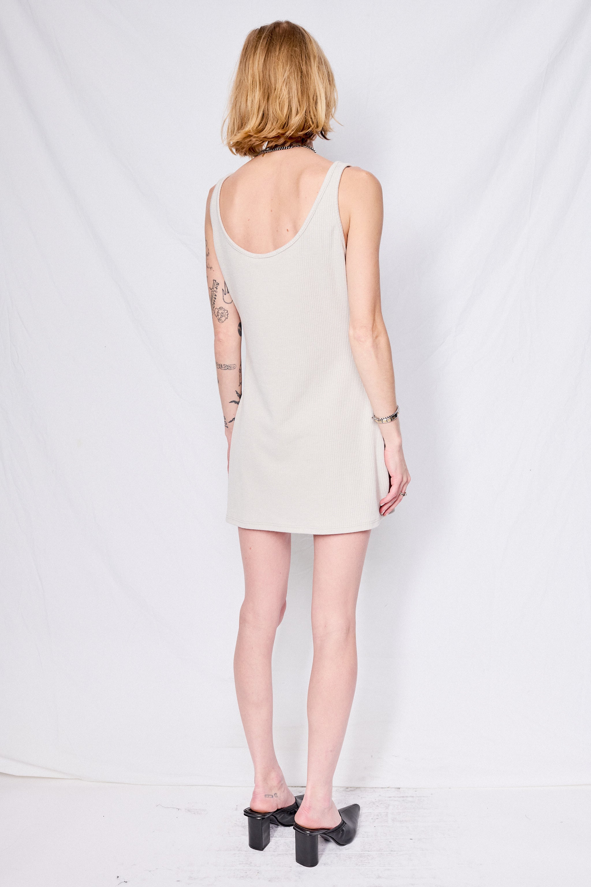 Primer Ribbed Tank Dress