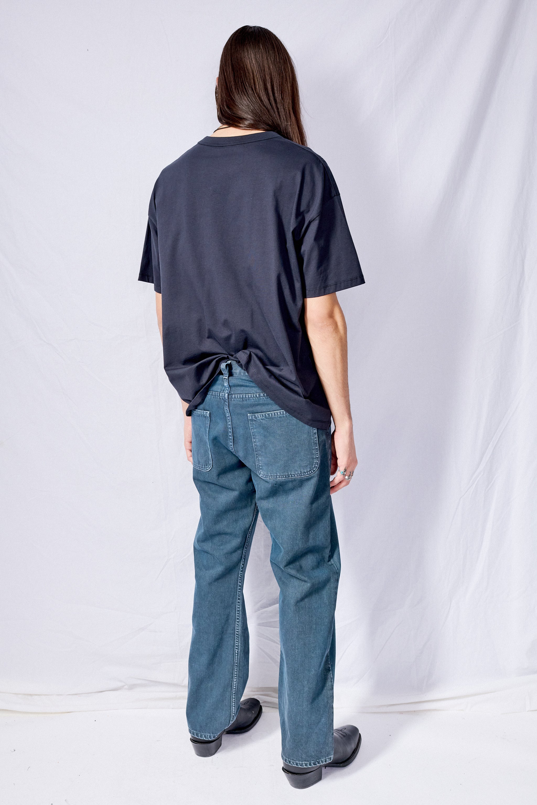 Stone Blue Andre Wide Leg Jean