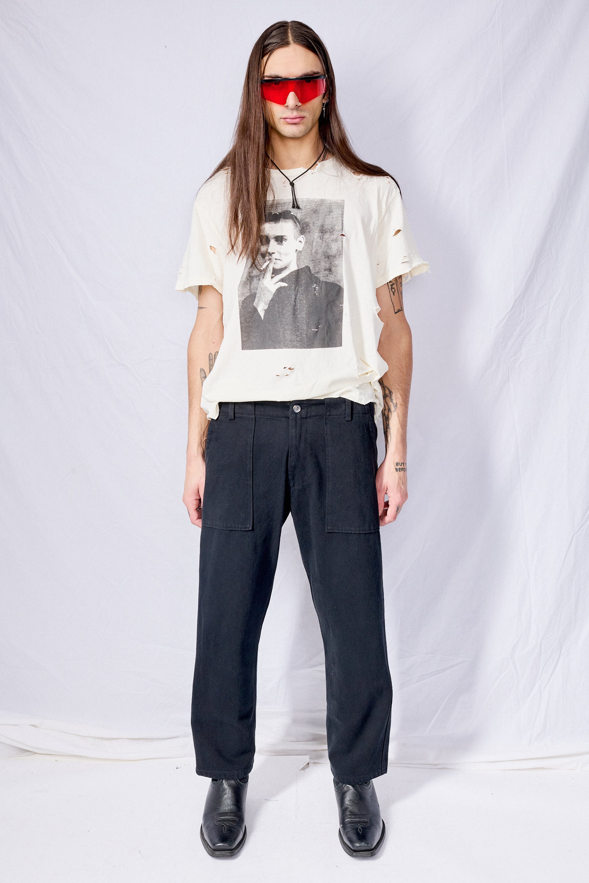 Black Overdye Denim Vietnam Pant