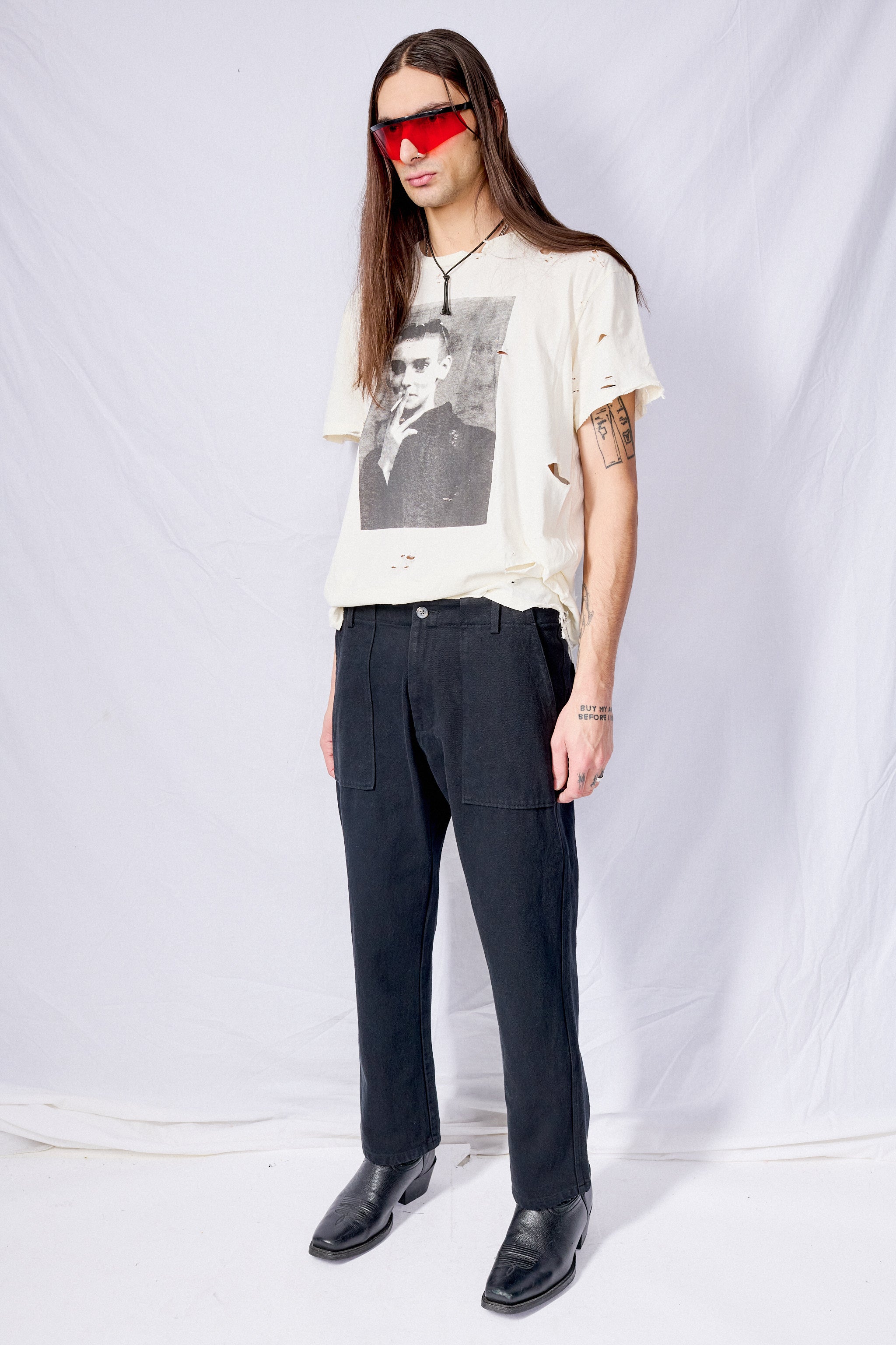 Black Overdye Denim Vietnam Pant