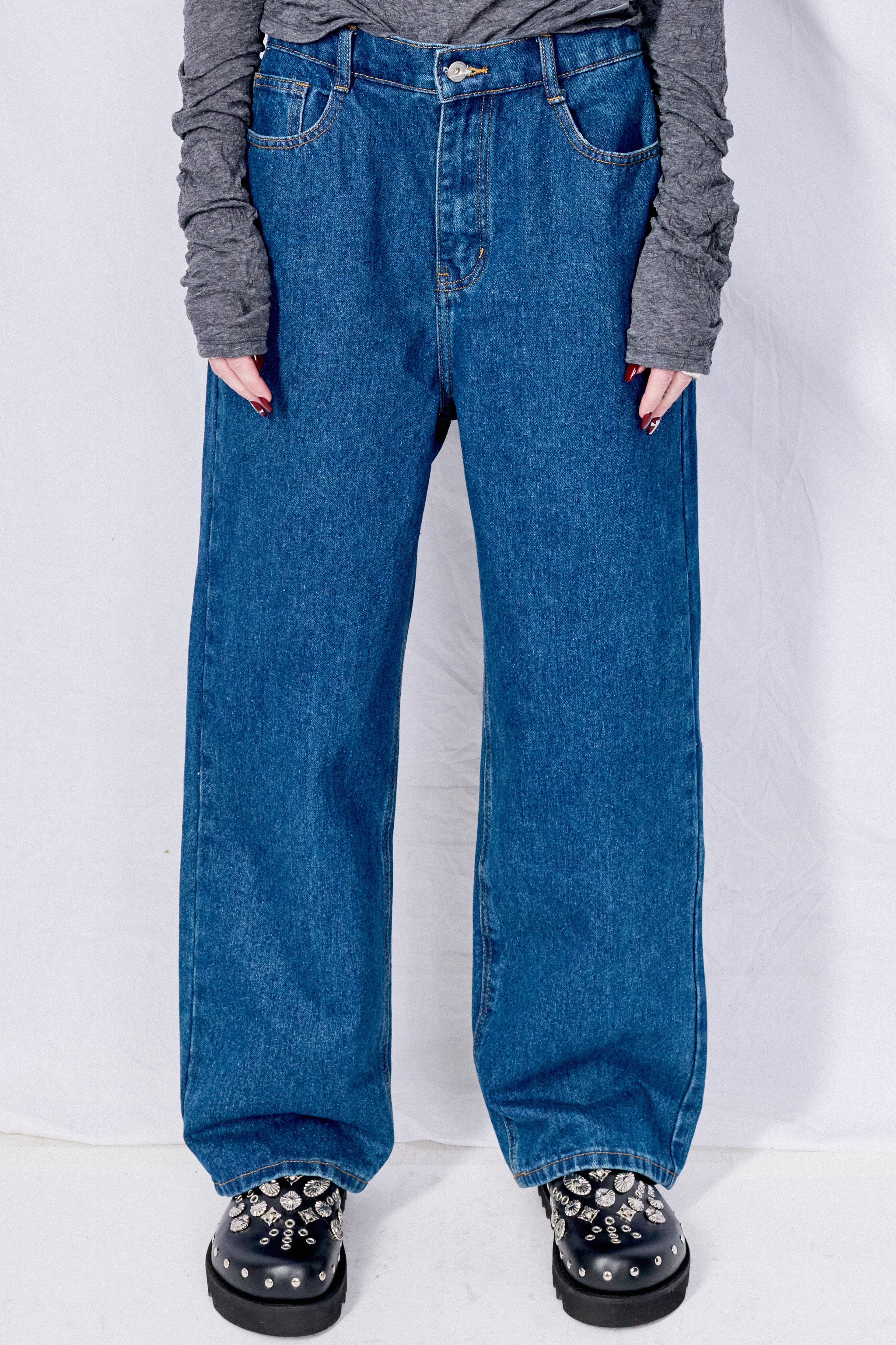 Indigo Loose Jeans