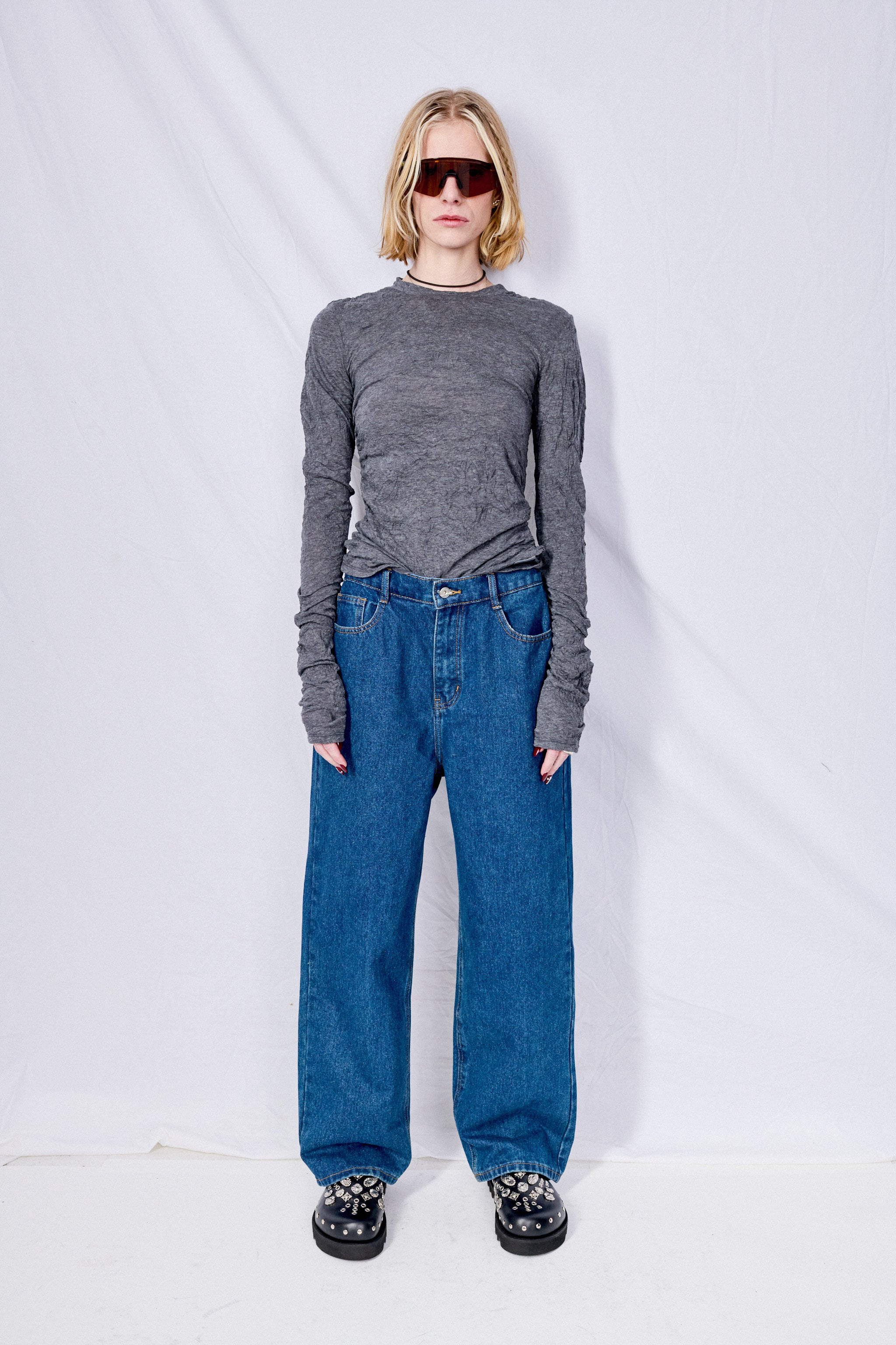 Indigo Loose Jeans