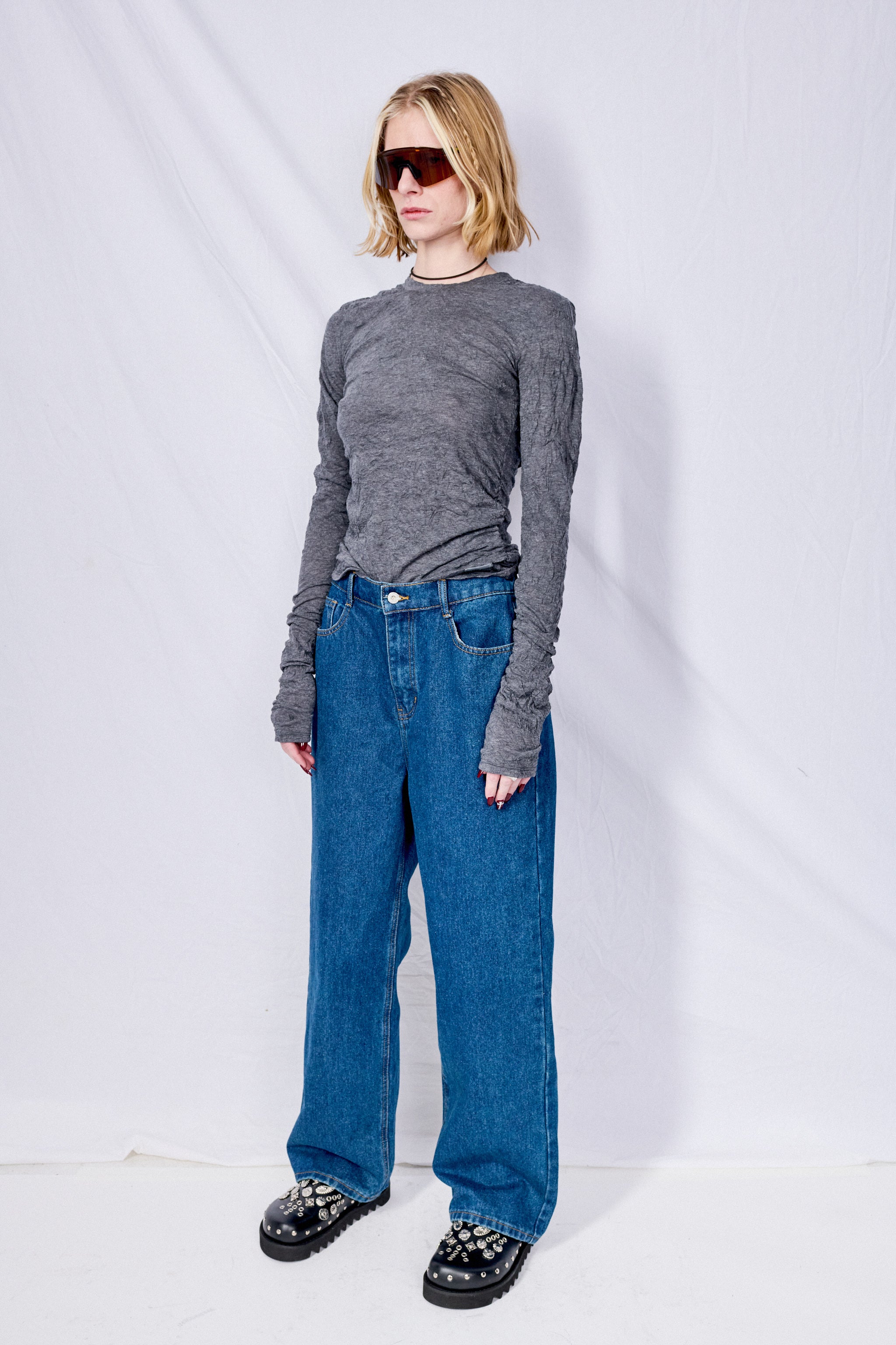 Indigo Loose Jeans