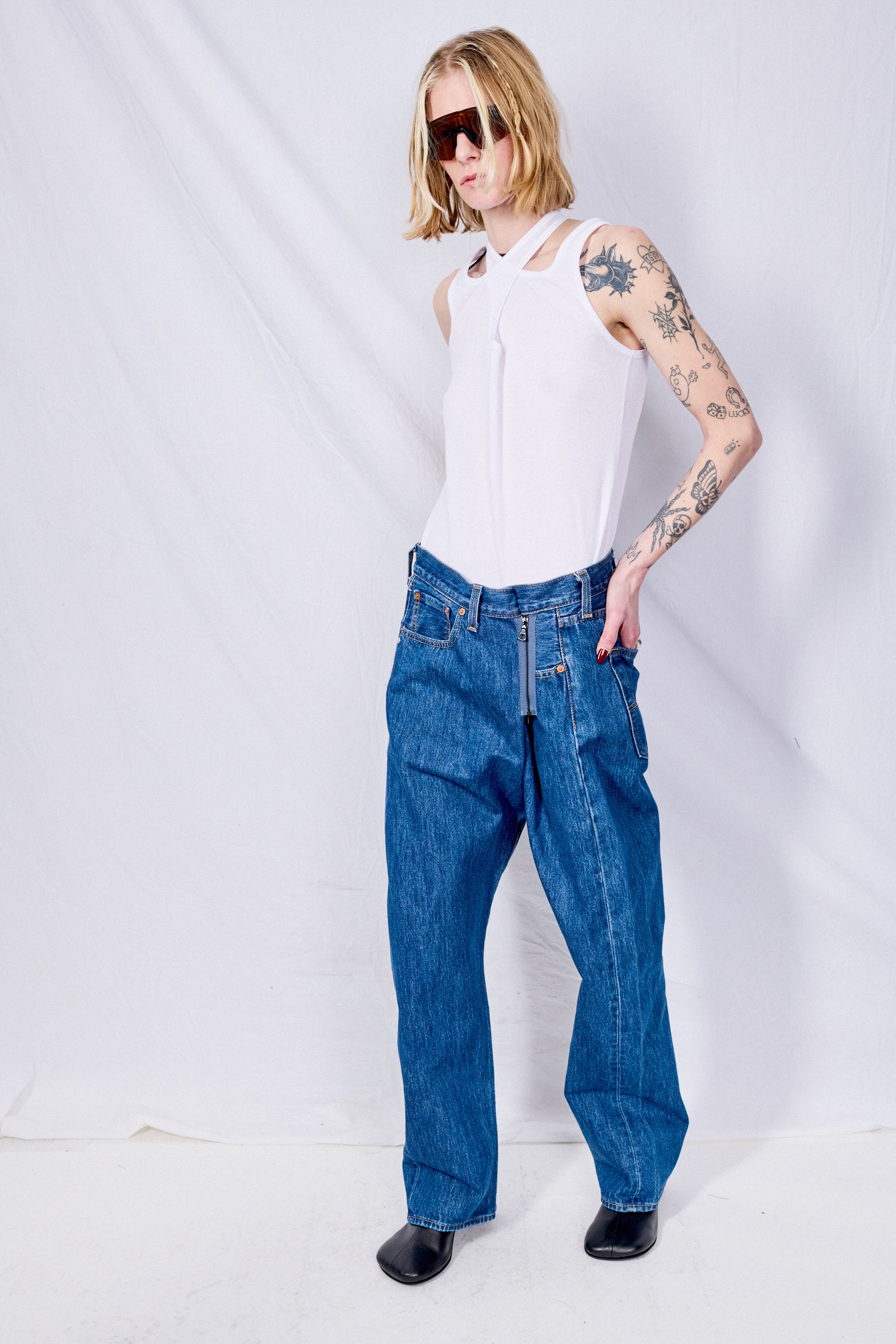 Blue Smll Readymade Vintage Denim