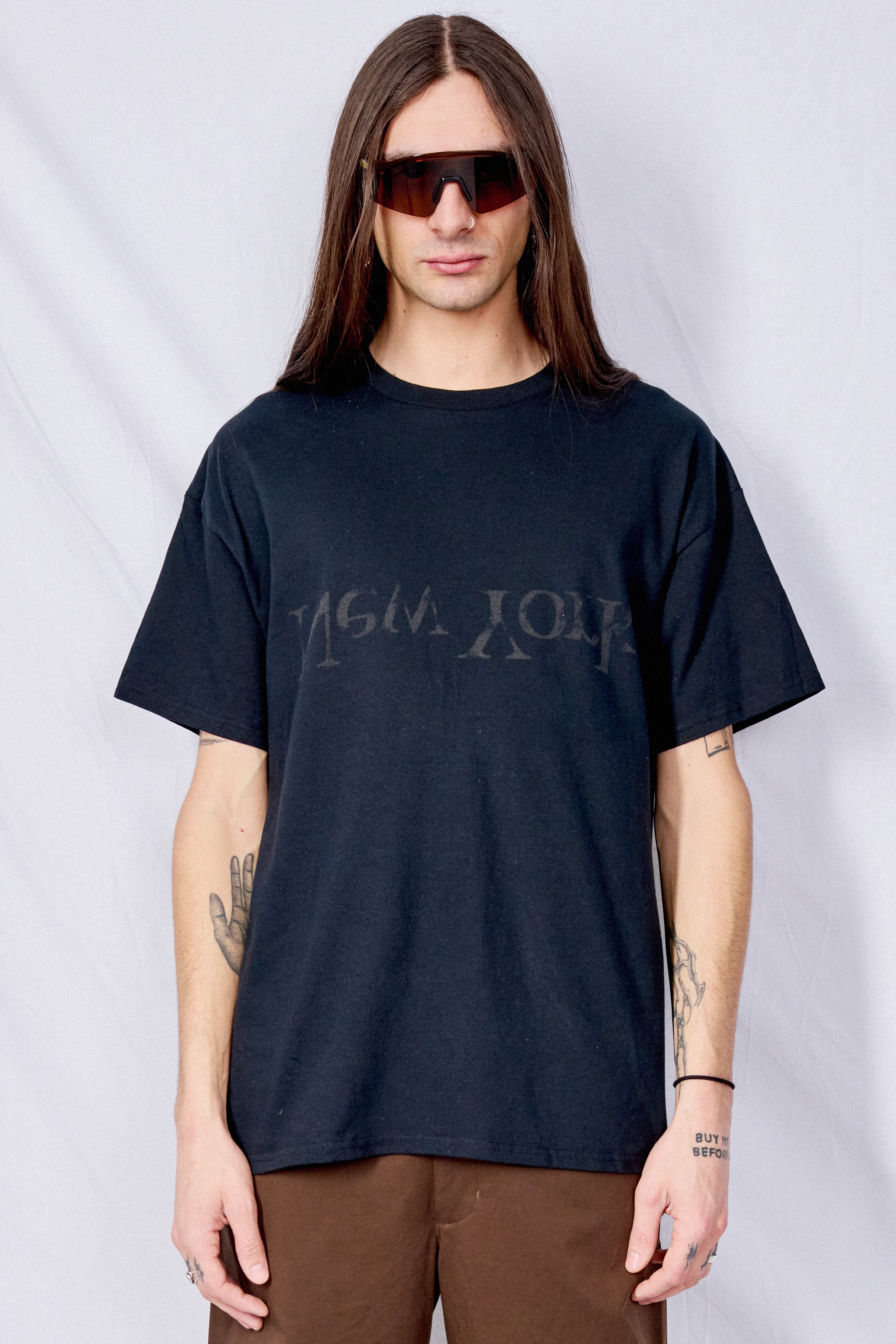 Black Faded New York Logo T-Shirt