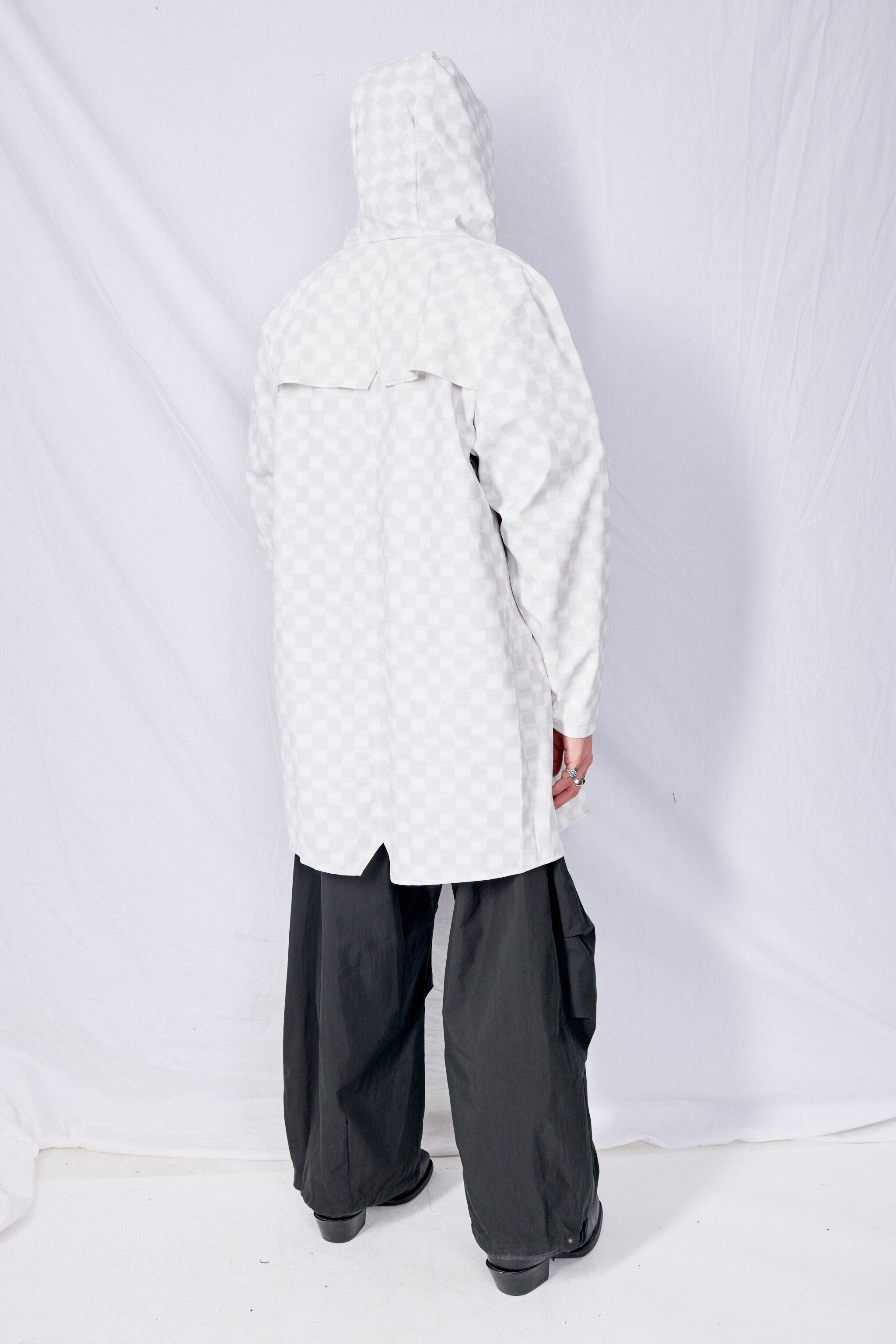 Warp Hooded Rain Long Jacket