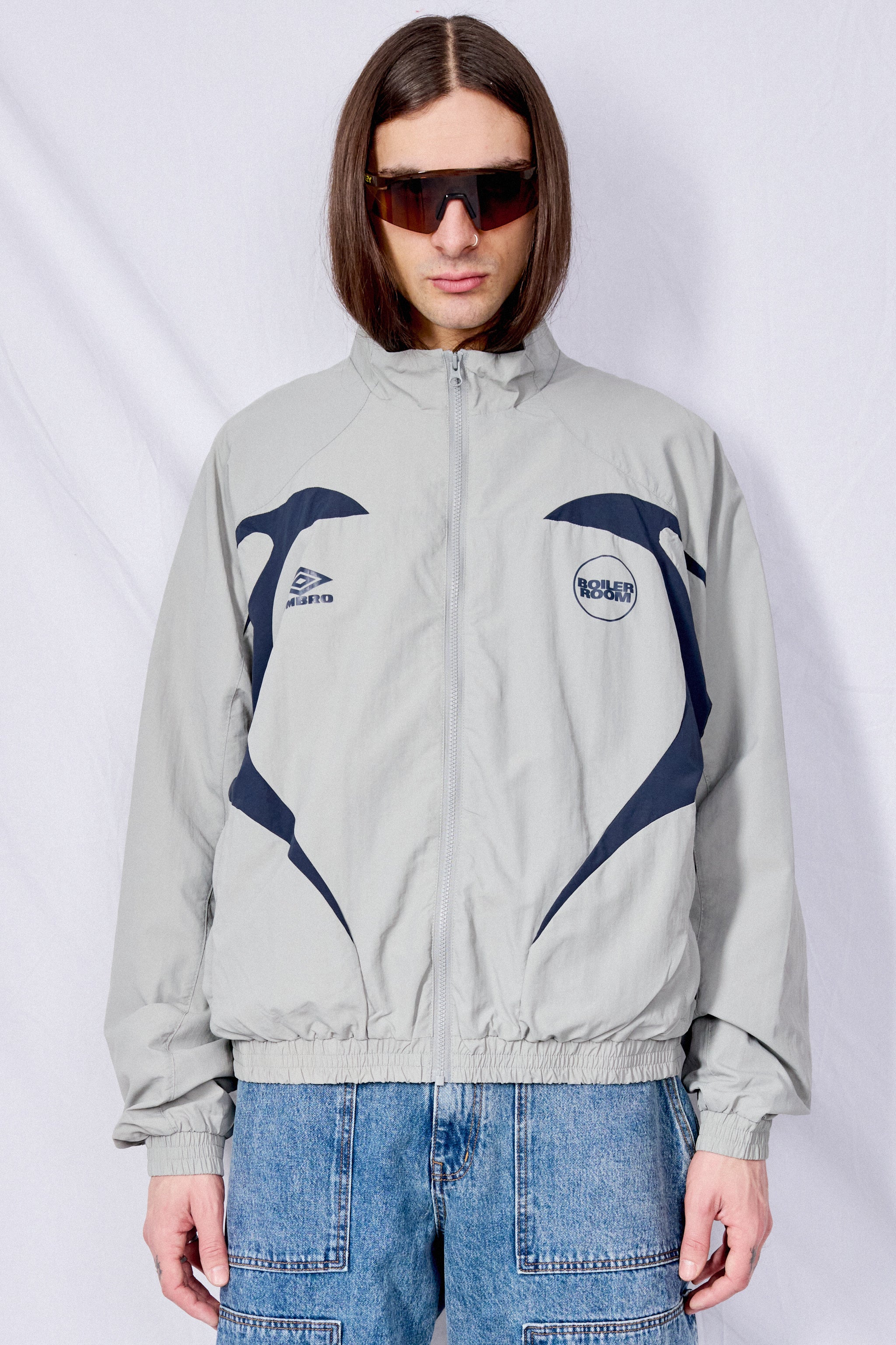 Grey Boiler Room x Umbro Shell Tracktop