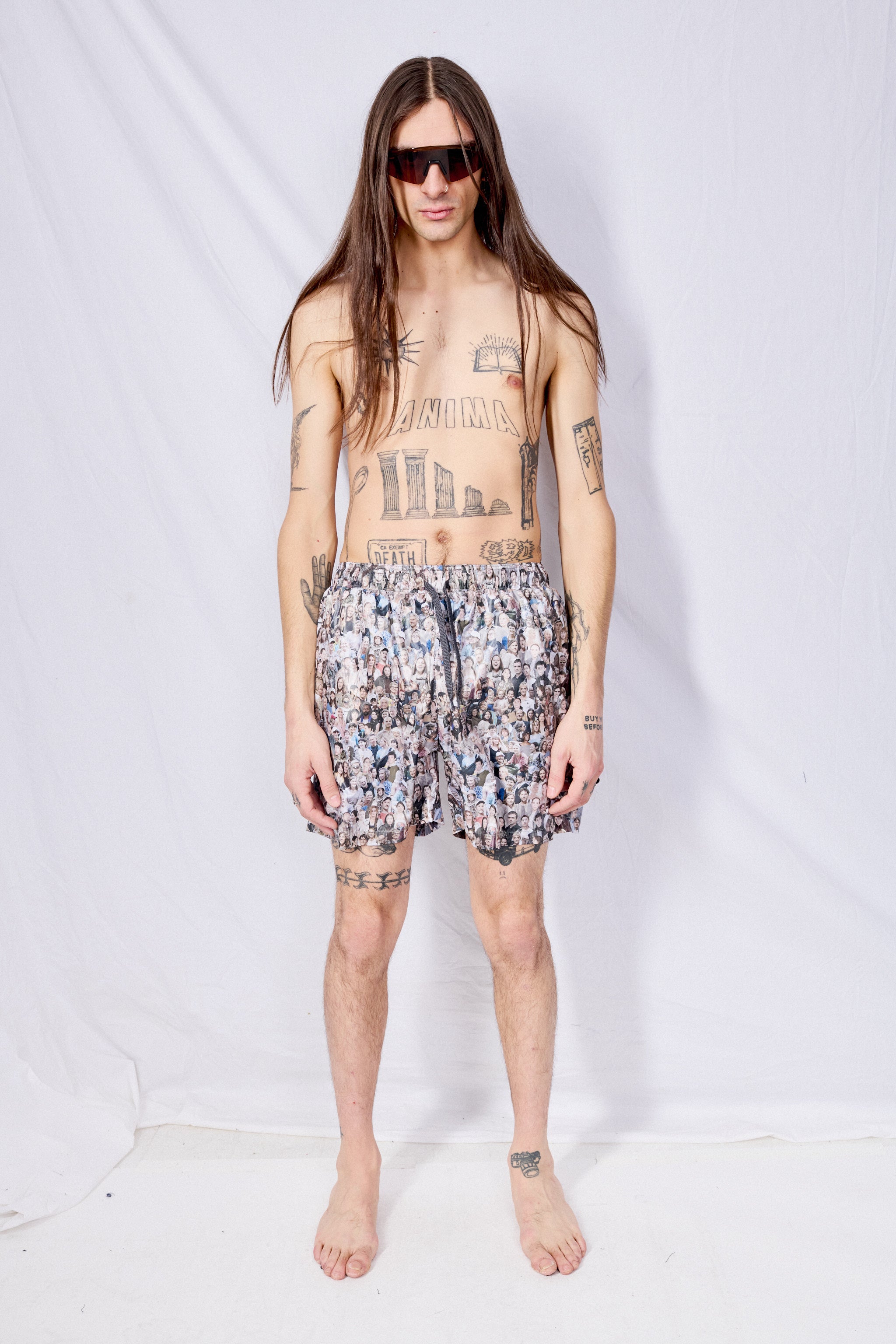 Faces Print K22 Swimshorts