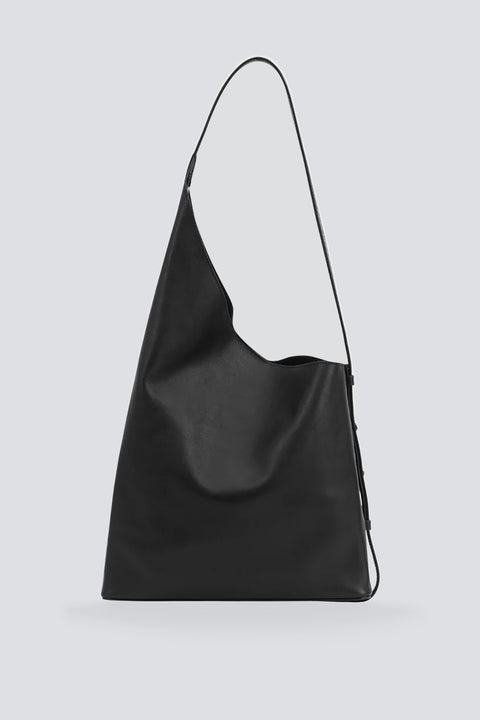 Black Demi Lune leather shoulder bag