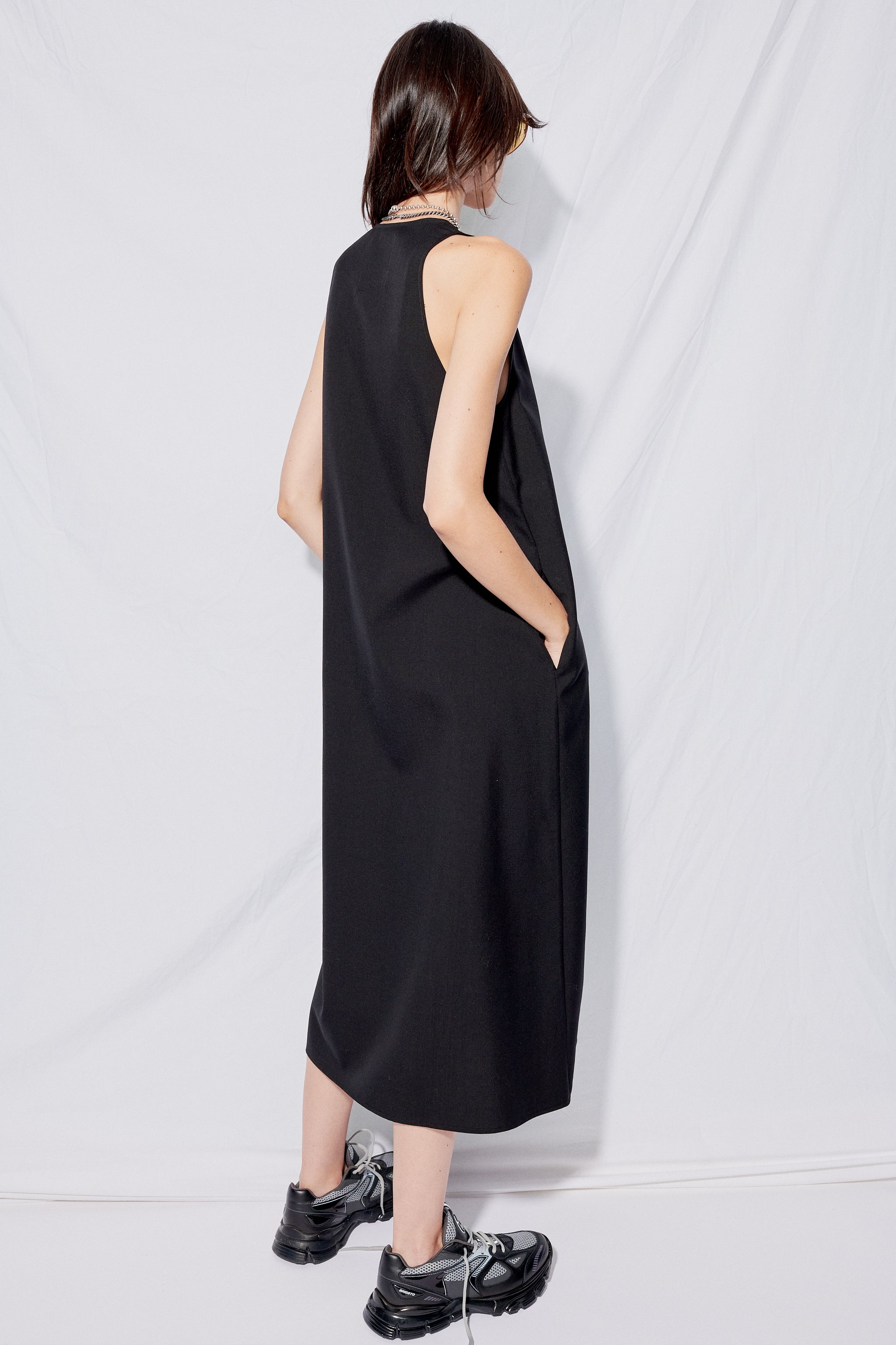 Black hotsell trapeze dress